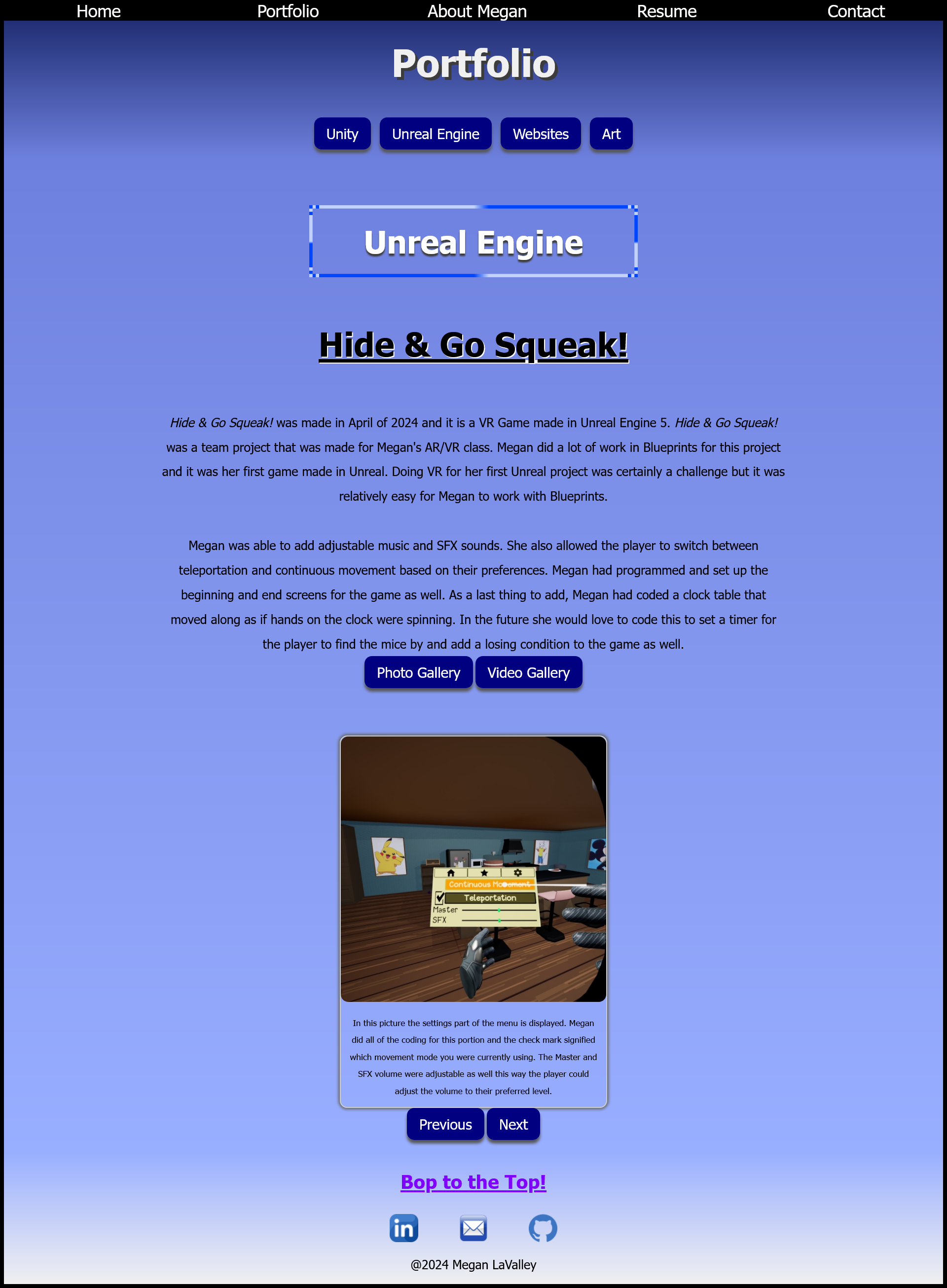 Previous Portfolio for this site